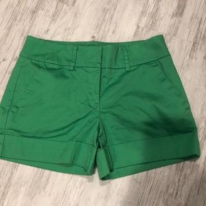 Green Dressy Shorts